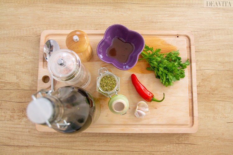 Chimichurri sauce ingredienser krydderiblanding