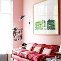 η ιδέα της χρήσης ροζ σε μια όμορφη διακόσμηση διαμερισμάτων