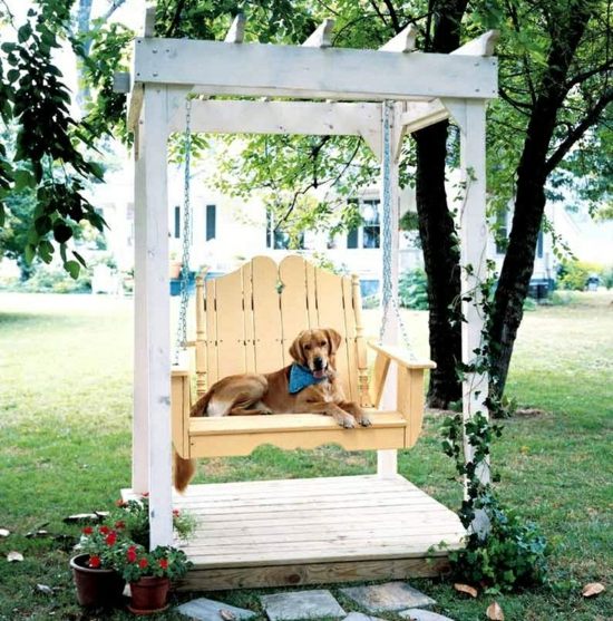 Byg selv et traditionelt veranda -gynge