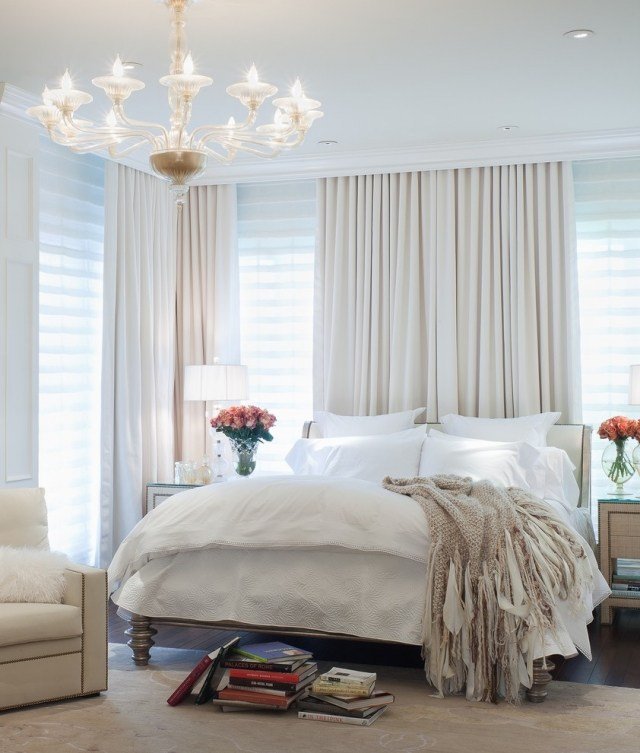 gardiner-tendenser-uigennemsigtige-almindelige-farver-soveværelse-klassiske-møbler