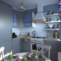 Backsplash din plăci ceramice albe