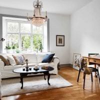 gyönyörű svéd stílusú lakás design kép