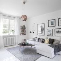 ярък интериор на апартамент в снимка в шведски стил