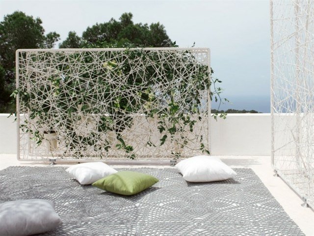 Terrasse altan klatreplanter espalier Dedon