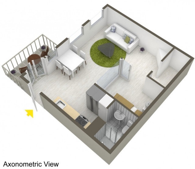 lejlighed-møbler-3d-rendering-Stockholm