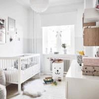 ideea unui stil neobișnuit de cameră într-o fotografie în stil scandinav