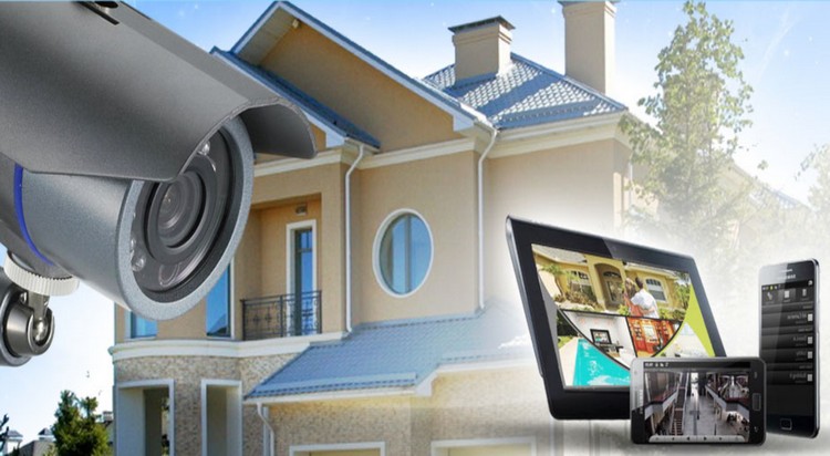 smart home system kamera tyverisikring app kontrol