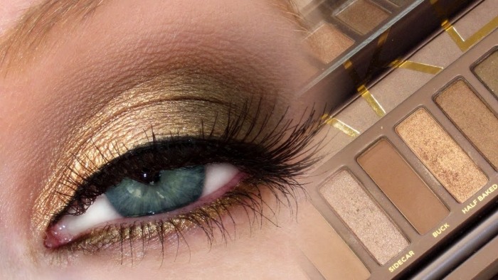 smokey-eye-gold-brown-eyeshadow-palette