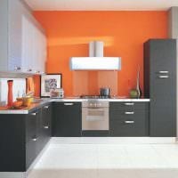 o combinație de culori luminoase în imaginea decorului din bucătărie