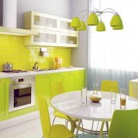 combinație de culori deschise în fațada fotografiei din bucătărie
