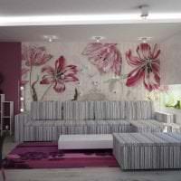 шик стил спалня в различни цветове картина