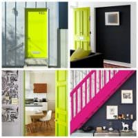 a világos színkombináció ötlete a modern lakáskép kialakításában