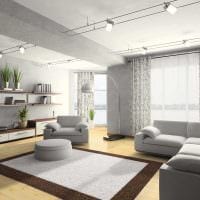 a gyönyörű színkombináció lehetősége a modern szobakép kialakításában