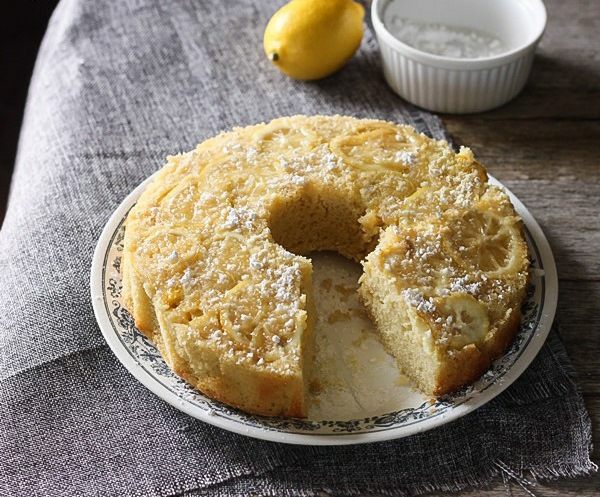 Citron kage flormelis sommer dessert