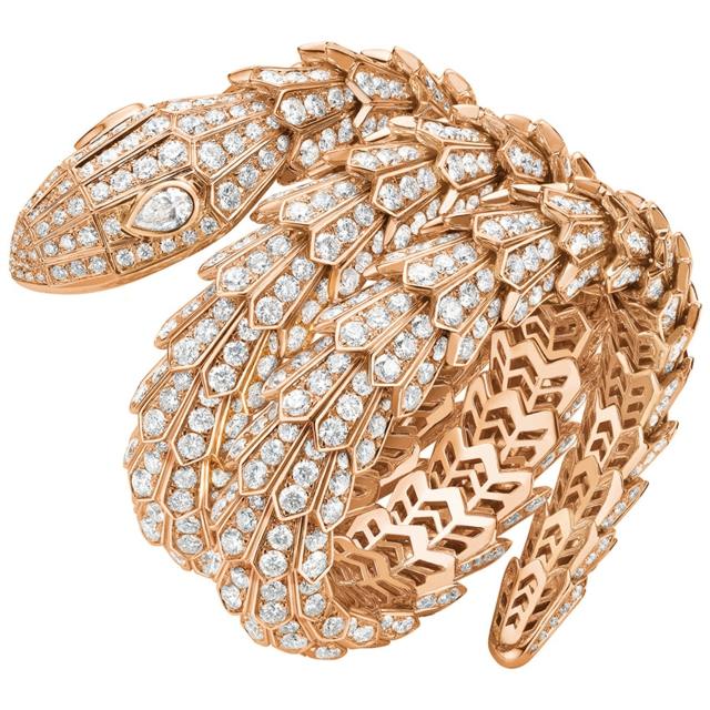 guld diamant slange ring finger kvinder smykker