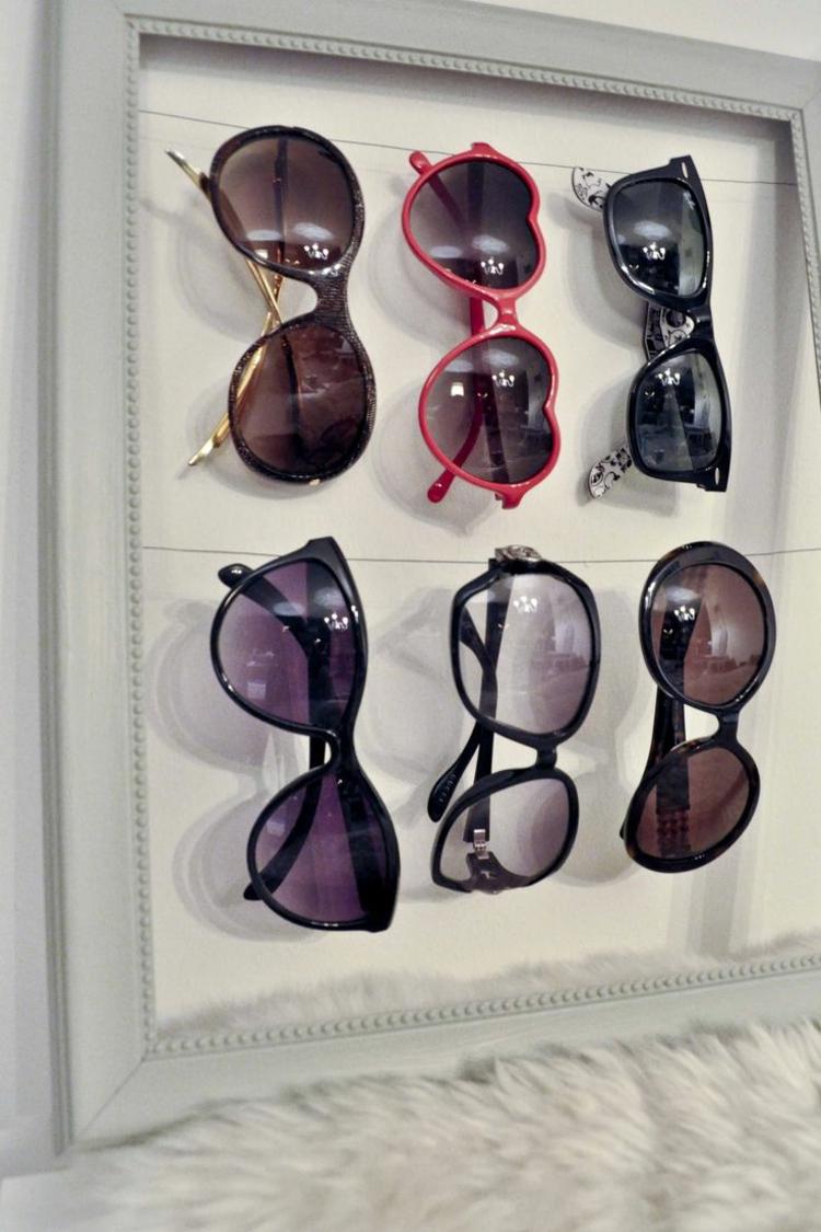 solbriller opbevaring vintage-flair-billedramme-hvid