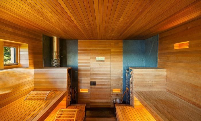 foto interiéru sauny