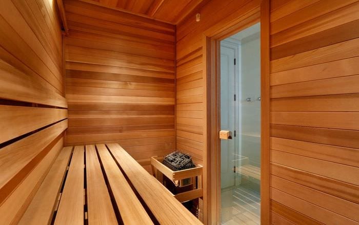 návrh sauny v súkromnom dome