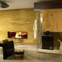 štýlový dizajn sauny
