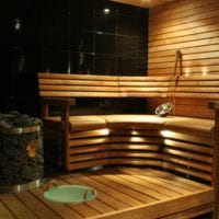 moderný saunový dizajn