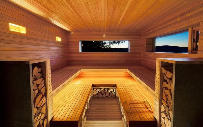 foto dizajnu sauny