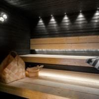 výzdoba interiérových kúpeľov sauny