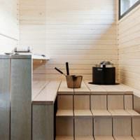 nápady na interiérové ​​kúpele sauny