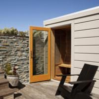 nápady na interiérové ​​kúpele sauny