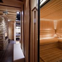 foto interiéru saunových kúpeľov