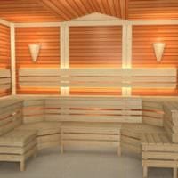 návrh sauny v dome