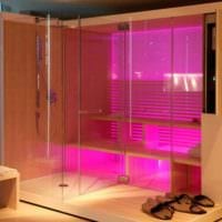 návrh sauny v súkromnom dome