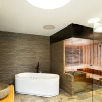 nápady na dizajn interiéru sauny