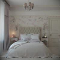 et eksempel på et smukt design af sengegavlens foto