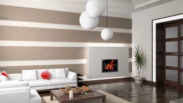Повече дизайнери са склонни да вярват, че в модернизиран интериор е необходимо да се комбинират няколко вида стенни покрития едновременно за една стая.