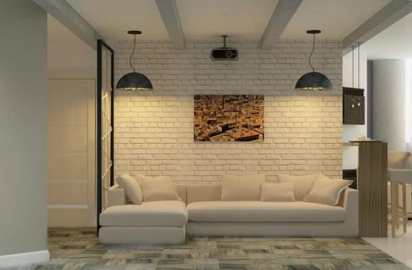 Сред популярните нови тапети в стил таванско помещение са стенните покрития с имитация на дърво, камък, оригинална кожа, тухла, белена мазилка.