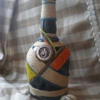 ajatus pullon alkuperäisestä suunnittelusta langankuvalla