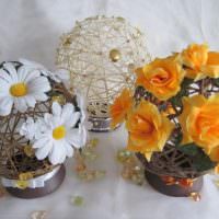 Декоративни сувенири с естествени цветя
