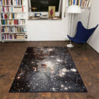 Tæppe med billedet af stjernehimlen
