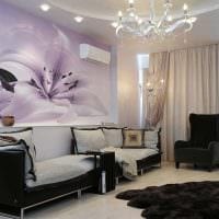 lehetőség egy gyönyörű stílusú nappali modern stílusú fényképen