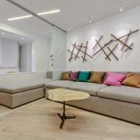 a világos nappali dekoráció ötlete modern stílusú képben