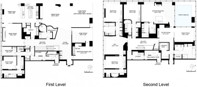 Interiør layout maisonette lejlighed design