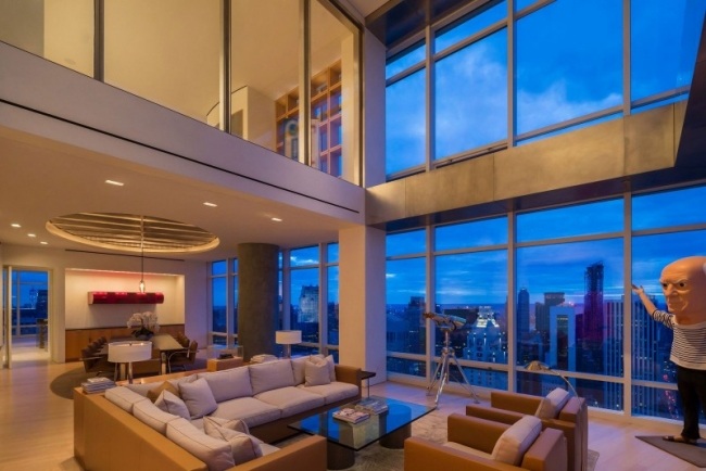 Loft lejlighed duplex New York Manhattan skyskrabere