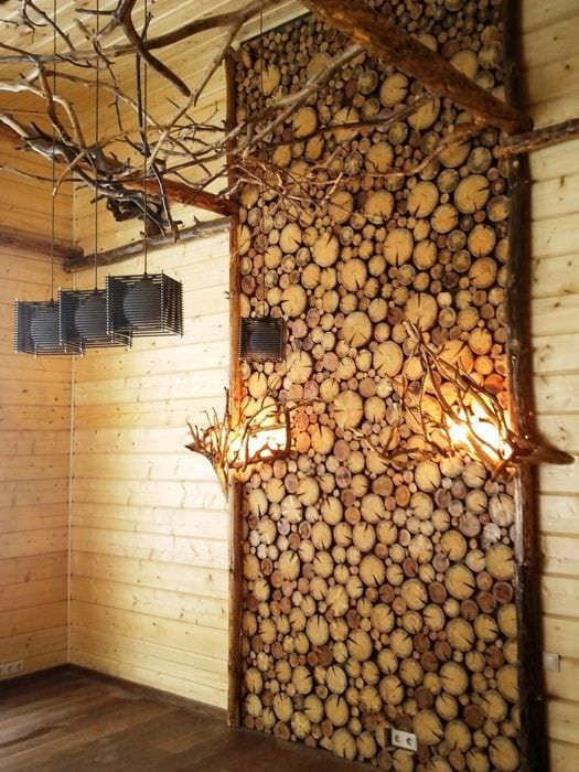 ديكور شقة جميل مع قطع من الخشب