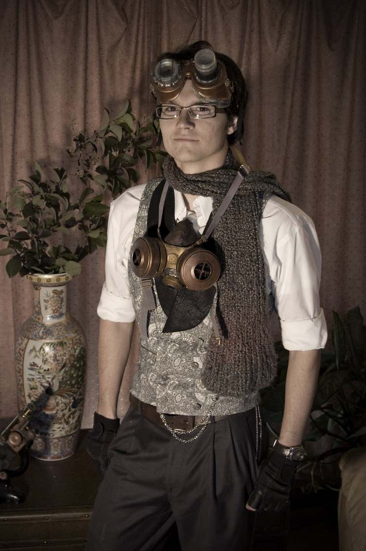 steampunk tøj mænd ingeniør