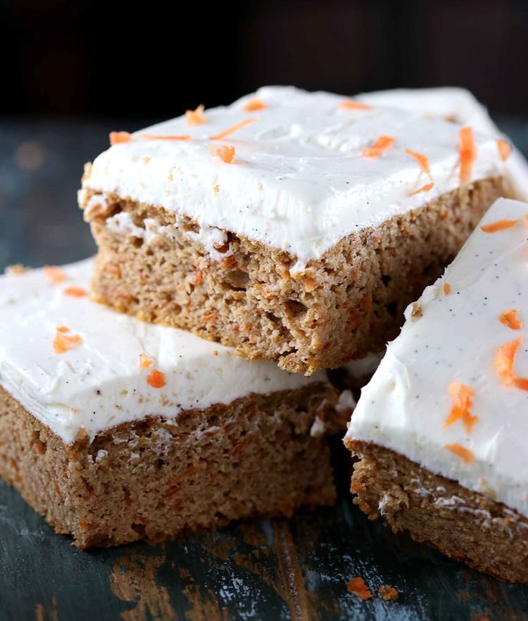 lavt carb gulerodskage med stevia og flødeost frosting