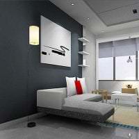 Lichtgestaltung des Wohnzimmers im Stil des Avantgarde-Bildes