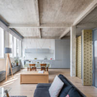 Design im Loft-Stil in einem Wohnraum