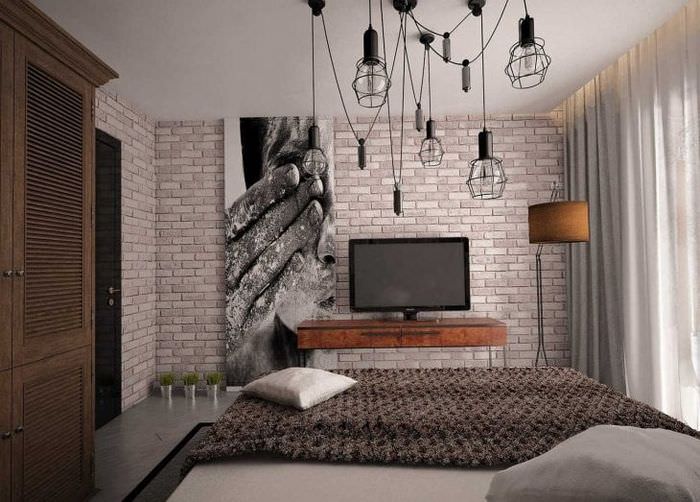 smukt loft stil lejlighed design