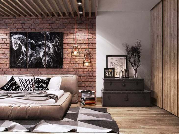 let design af gangen i loftstil