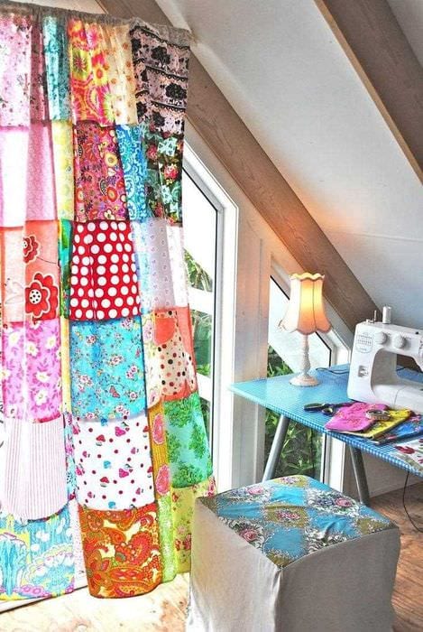 a világos patchwork folyosó kialakításának ötlete